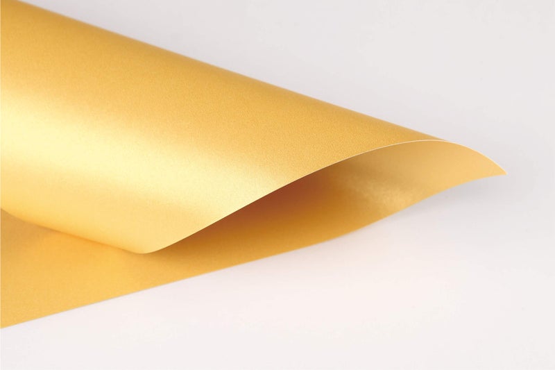 Bubbley Gold Shimmer Paper - 100-Pack Metallic Cardstock Paper, 92 lb Cover, Double Sided, Printer Friendly - Perfect for Weddings, Birthdays, Craft Use, Letter Size Sheets, 8.5 x 11 Inches - Image 5